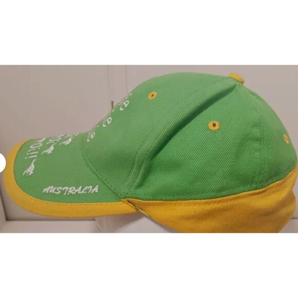 Australia Aussie Aussie Aussie Oi Oi Oi !! Adjustable Cap Hat Green Raygun - Picture 7 of 7